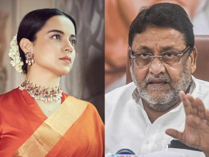 Kangana's statement is a deliberate attempt to discredit Gandhi and Nehru in the country, Nawab Malik | 'कंगनाचं ते विधान, देशात सुनियोजीतपणे गांधी, नेहरुंचं चरित्रहनन करण्याचं काम'