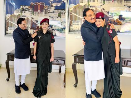 Indian Army: Ladki Lake became a Major in the Army, much to the delight of the former Chief Minister ramesh pokhriyal nishank | Indian Army: लाडकी लेक सैन्य दलात 'मेजर' बनली, माजी मुख्यमंत्र्यांना अत्यानंद