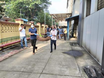 Cleanliness campaign of Mr. Members in Panvel, hospital fans, walls, trays clean | श्री सदस्यांची स्वच्छता मोहीम, रुग्णालयातील पंखे, भींती,लाद्या स्वच्छ