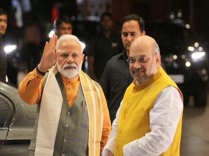 BJP's 'slogan' for the Lok Sabha campaign became, everything in one sentence like ab ki baar 400 paar, teesari baar modi sarkar | लोकसभेच्या प्रचारासाठी भाजपाचं 'घोषवाक्य' ठरलं; 'या' एकाच वाक्यात सर्वकाही