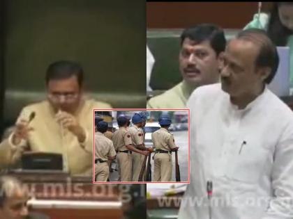 Take action against 'those' cops who beat farmers in buldhana; Ajit Pawar is aggressive in the Assembly | Ajit Pawar: 'त्या' पोलिसांवर कारवाई करा; अजित पवारांनी विधानसभेत सांगितला तो प्रसंग