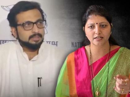 "A frog feels like a bull; Even the road in front of his own house could not be done. Rupali chakankar on amol kolhe | "बेडकाला बैल झाल्यासारखं वाटतं; स्वत:च्या घरासमोरचाही रस्ता करता आला नाही"