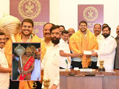 Abhijit Katke: गदाधारी 'हिंद केसरी'चा मुख्यमंत्र्यांकडून सन्मान, एवढ्या लाखांचं मिळालं बक्षीस