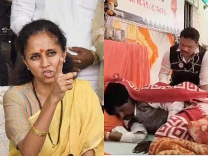 "Right now, I'm worried about the health of Manoj Jarange Patil"; Supriya Sule also spoke on Rane's criticism | "जरांगे पाटलांची तब्येत, हेच आत्ता माझ्यासाठी महत्त्वाचे"; राणेंच्या टीकेवरही बोलल्या सुप्रिया सुळे