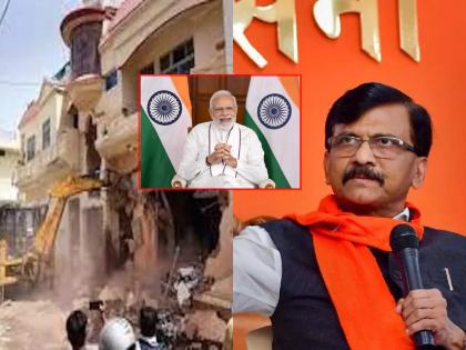 Sanjay Raut: Tail in Ladakh ... When is the bulldozer on Chinese infiltration? Shiv Sena questions Modi government | लडाखमध्ये शेपूट... चीनच्या घुसकोरीवर 'बुलडोझर' कधी? शिवसेनेचा मोदी सरकारला सवाल