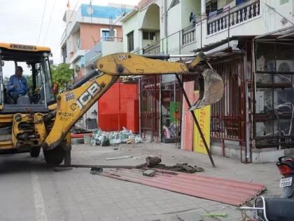 Refusal to provide local police force; CIDCO's anti-encroachment team withdraws | स्थानिक पोलिसांचा बंदोबस्त देण्यास नकार; सिडकोचे अतिक्रमणविरोधी पथक माघारी