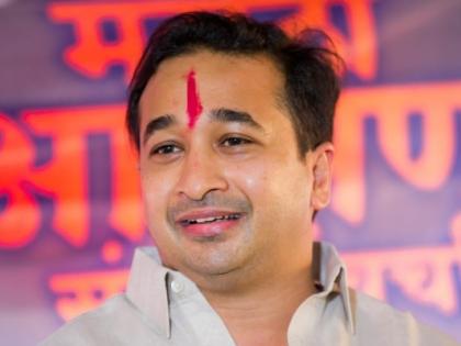 This is the dirty politics of the present Shiv Sena, Nitesh Rane ran away again | 'नवी मुंबई विमानतळाला बाळासाहेबांचं नाव देण्याची मागणी अन् सिंधुदुर्गात शिवसेनेचाच विरोध'