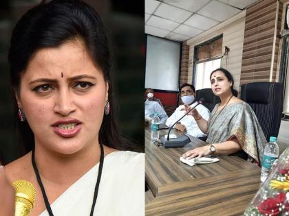 Wow, brave ... we are Jijau Ansavitri's Leki, Shiv Sena MP, chitra wagh on navneet kaur | व्वा रे बहाद्दर... आम्ही जिजाऊ अन् सावित्रीच्या लेकी, शिवसेना खासदाराला सुनावलं