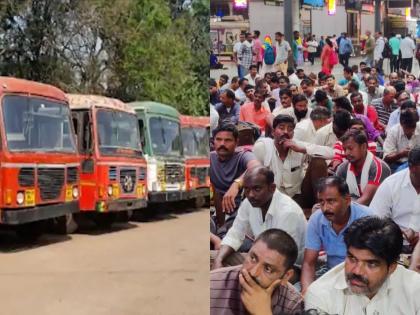 ST Strike: Shocking! The death of the ST worker in mumbai, increased the tension of ST strike | ST Strike: धक्कादायक! आंदोलनातील ST कर्मचाऱ्याचा मृत्यू, कामगारांचा तीव्र संताप