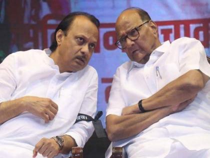 "Saheb and I were not different even then and even now..."; Applause on Ajit Pawar's speech on sharad pawar ncp | "साहेब अन् मी तेव्हाही वेगळे नव्हतो अन् आताही..."; अजित पवारांच्या भाषणावर टाळ्या