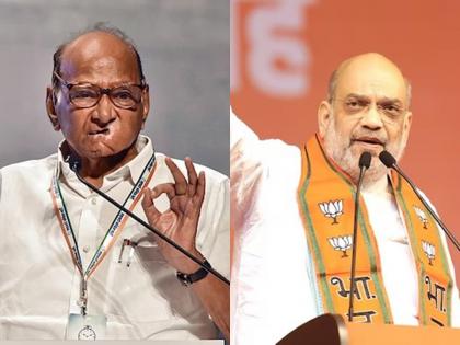 Sharad Pawar's 'Powerstyle' reply to Amit Shah's criticism, applause from the audience | अमित शाहंच्या टीकेला शरद पवारांचा 'पवारस्टाईल' पलटवार; उपस्थितांच्या टाळ्या