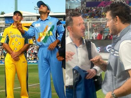20 years later in cricket worldcup ... netizens remember 2003; Ricky Ponting and saurav ganguly in trends | २० साल बाद... नेटीझन्सला पॉन्टींगची आठवण; भारत २००३ ची जखम भरुन काढणार?