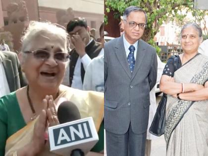 ... was refused to become an MP then?; That video of Sudha Murthy came in front when visit parliment | Video: ...तेव्हा खासदार होण्यास दिला होता नकार?; सुधा मूर्तींचा तो व्हिडिओ आला समोर