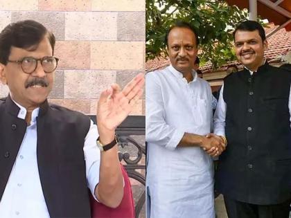 Ajit Pawar accused of land grabbing by mira borvankar; ED and Devendra Fadanvis shown by Sanjay Raut | अजित पवारांवर गंभीर आरोप; संजय राऊतांनी दाखवलं ED अन् फडणवीसांकडे बोट