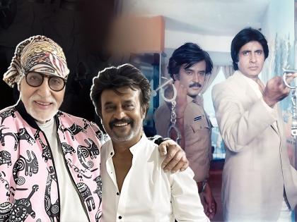 "I'm ecstatic"; Thalaiva Rajinikanth gave the reason by sharing a photo of Big B amitabh bachhan | "मला अत्यानंद झालाय"; बिग बींचा फोटो शेअर करत थलायवाने दिलं कारण