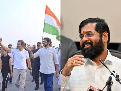 Aditya Thackeray in Rahul Gandhi's bharat jodo Yatra; The Shinde group hit the target, asked the minister udaya samant | आदित्य ठाकरे राहुल गांधींच्या यात्रेत; शिंदे गटाने साधला निशाणा, मंत्र्याचा खोचक सवाल