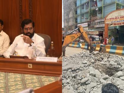 66 Crore spent road dug again, MNS Raju Patil showed the darkness to the Chief Minister | 66 कोटी खर्चून केलेला रस्ता पुन्हा खोदला; मनसेनं मुख्यमंत्र्यांना दाखवला अंधार