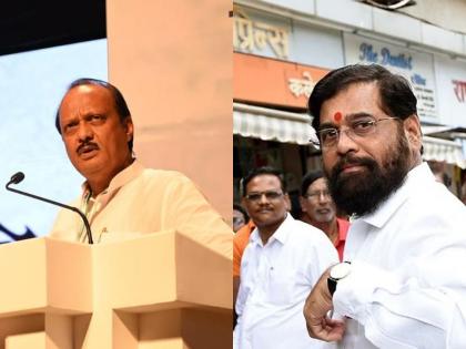 'You just curl your beard', CM Eknath Shinde also targeted in Ajit Pawar's speech | 'तुम्ही नुसतीच दाढी कुरवाळत बसता', अजित पवारांच्या भाषणात CM शिंदेंही लक्ष्य