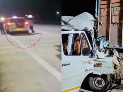 समृद्धी महामार्गावर RTO ला अशी ट्रक अडवता येते का?; अपघातानंतर अनेक प्रश्न समृद्धी महामार्गावर RTO ला अशी ट्रक अडवता येते का?; अपघातानंतर अनेक प्रश्न