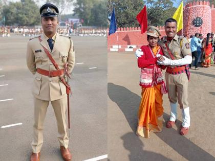 Mother's Day: Due to the hard work of 'I', the police officers started firing in baramati | Mother's Day: 'आई' च्या अपार कष्टामुळेच पोलीस अधिकारी, मायेनं पदर खोचून वाजवले फटाके