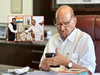 Yes there was a meeting; Sharad Pawar's secret explosion after the morning oath ceremony on Devendra Fadadvis | होय, आमची बैठक झाली होती, पण...; पहाटेच्या शपथविधीवरुन आता शरद पवारांचा गौप्यस्फोट