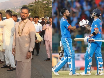 Double joy for Bharat Vijay Sunil Shetty, father-in-law's special post for son-in-law | जावयाच्या खेळाने सासऱ्याची छाती फुगली; पाकिस्तानला धूळ चारल्याचा डबल आनंद