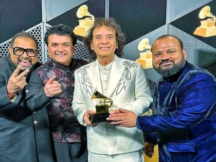 Indian 'Shakti' seen at Grammy Awards; Honor of 5 people | ग्रॅमी पुरस्कारांमध्ये दिसली भारतीय ‘शक्ती’; ५ जणांचा सन्मान