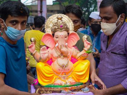 There is no height limit for home Ganesha idols | घरगुती गणेशमूर्तींसाठी उंचीची मर्यादा नाही