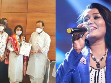 Singer Vaishali Made joins NCP with ajit pawar, enter in state politics | गायिका वैशाली माडेचा राष्ट्रवादीत प्रवेश, राजकारणात घेणार 'पिंगा'