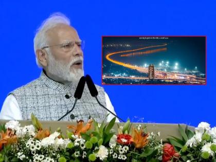 Attack on Congress, praise Mahayuti government; Narendra Modi said 10 years journey in mumbai atal setu inauguration | काँग्रेसवर हल्लाबोल, शिंदे-फडणवीस-पवारांचं कौतुक; मोदींनी सांगितला १० वर्षांचा प्रवास