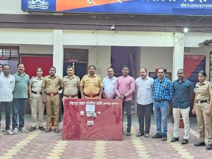 Gavathi pistol-round seized with iron tiger; Pandharpur police action | गावठी पिस्तूल-राऊंडसह लोखंडी वाघनख्या जप्त; पंढरपूर पोलिसांची कारवाई