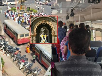 Photos: शाहूनगरी 100 सेकंदांसाठी स्तब्ध, छत्रपतींना चोहीकडून मानवंदना