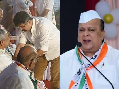 Paytan said, Jitendra Awad joined the NCP; Cotton slippers shown to Hasan Mushrif | राष्ट्रवादीत जुंपली, आव्हाड म्हणाले पायतान; मुश्रीफांना दाखवली कापशीची चप्पल