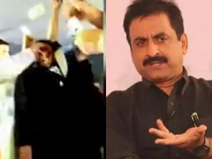 Corona rules violation, scattering of notes on MP imtiaz Jalil, video goes viral | कोरोनाचे नियम धाब्यावर, खासदार जलील यांच्यावर नोटींची उधळण, व्हिडिओ व्हायरल