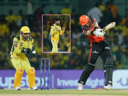 SRH vs CSK: Jadeja's magic worked against Hyderabad, Chennai set a target of 135 for victory | SRH vs CSK: हैदराबादपुढे जडेजाची जादू चालली, चेन्नईला विजयासाठी १३५ धावांचे लक्ष्य