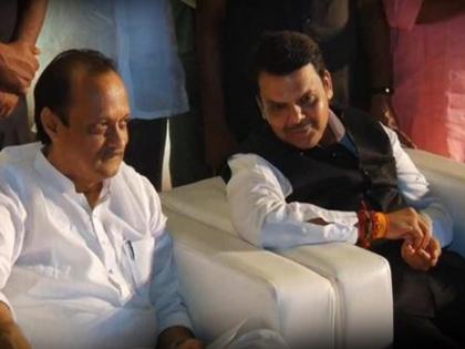 Closed door talks between Fadnavis and Ajit Pawar | फडणवीस- अजित पवार यांच्यात बंदद्वार चर्चा