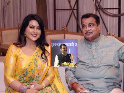 Good luck to Amrita Fadnavis' Gadkari because of Devendra's 'dialogue' speech | देवेंद्रांनी जो 'डायलॉग' भाषणात मारला, त्यानेच अमृता फडणवीसांकडून गडकरींना शुभेच्छा