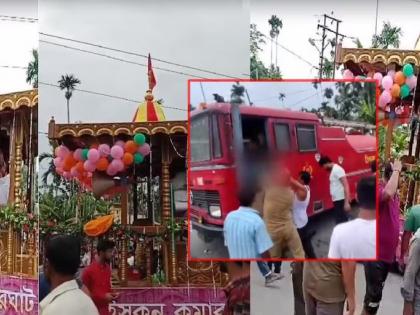 Major accident in Jagannath Rath Yatra in Tripura, 6 dead, 15 injured | त्रिपुरातील रथ यात्रेत मोठी दुर्घटना, ६ जणांचा मृत्यू, १५ जखमी