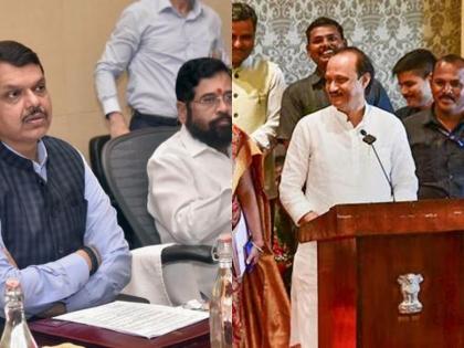 Ajit Pawar left again for the swearing-in ceremony; There is also an indication of a NCP office-bearer fo chief minister | अजित पवार पुन्हा निघाले शपथविधीला; राष्ट्रवादीच्या पदाधिकाऱ्याचे असेही संकेत