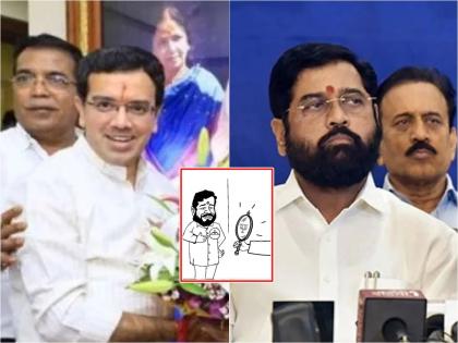 Ekanth Shinde: Time itself answers; Kedar Dighe's cartoon target on Eknath Shinde on shivsena and bjp | Ekanth Shinde: 'सत्य लपत नाही, काळच उत्तर देत असतो'; एकनाथ शिंदेंवर केदार दिघेंचा निशाणा