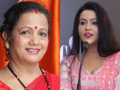 Shiv Sena leader' kishori pedanekar criticism on Amruta Fadnavis | नावडतीचं मीठ आळणी, अमृता फडणवीसांवर शिवसेना नेत्याची टीका