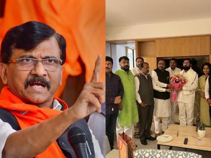 After the support of MPs to Eknath shinde, Sanjay Raut's 'Khanjeer' shayari, Balasaheb's photo was also shared. | खासदारांच्या पाठींब्यानंतर संजय राऊतांची 'खंजीर' शायरी, बाळासाहेबांचा फोटोही केला शेअर