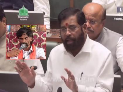 Chief Minister Eknath Shinde's explanation referring to "Sagesoyre", said in the Assembly to manoj jarange on maratha reservation | "सगेसोयरे"बाबत मुख्यमंत्र्यांचं स्पष्टीकरण; मनोज जरांगेंसह आंदोलकांना आवाहन