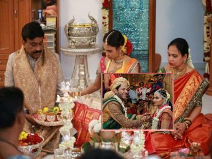 How De Spend... 500 Crores For Wedding; Saree for wife and Karnatak minister Janardan reddy;s daughter brahmani worth 17 crores | होऊ दे खर्च... लग्नासाठी ५०० कोटींचा खर्च; नवरी मुलीची साडीच होती कोट्यवधींची