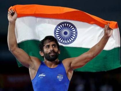 Banjrang Punia's bronze medal, the first Indian to win four medals at the event | बंजरंग पुनियाचे कांस्य पदक, स्पर्धेत चार पदकांची कमाई करणारा पहिला भारतीय