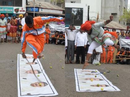 Governor's protest from lemon tree movement, a game of war policy during Shiva's time in kolhapur | लिंबूमार आंदोलनातून राज्यपालांचा निषेध, शिवकालीन युद्धनितीचा वापर