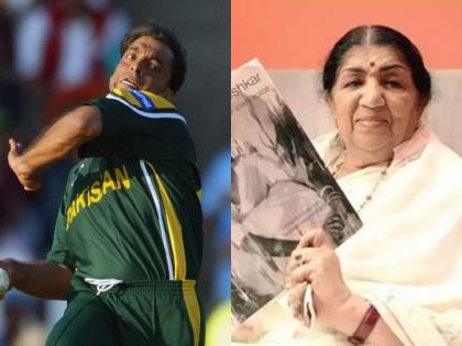 Lata mangeshkar: ... so the mother's Lata Mangeshkar wish to visit remained unfulfilled, Shoaib Akhtar recalls Latadidi | Lata mangeshkar: ... म्हणून आईंच्या भेटीची इच्छा अपूर्ण राहिली, शोएब अख्तरने सांगितली लतादीदींची आठवण