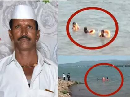 Immediately the farmer bet for his life; 5 girls were saved by jumping into the water in pune khadakwasala | शेतकरी माताळेंनी लावली जिवाची बाजी; पाण्यात उडी घेत ५ मुलींना वाचवलं