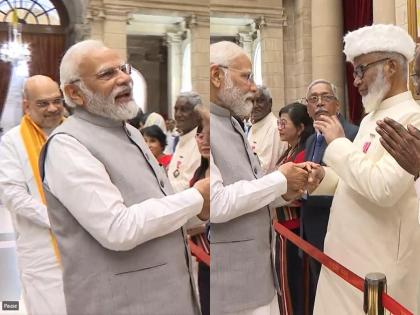 'You got me wrong'; Ahmed Qadri spoke clearly to Modi, Video viral on padma shri award | 'तुम्ही मला चुकीचं ठरवलं'; अहमद कादरी मोदींना स्पष्टच बोलले, Video व्हायरल