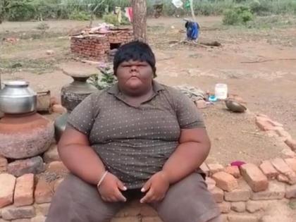 13-year-old Sagar weighs 140 kg, viral farmer's son on social media for overweight | 13 वर्षीय सागरचं वजन 140 किलो, सोशल मीडियावर शेतकरीपुत्र व्हायरल